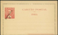 Cartao Postal India Republica 1 Tanga 1910