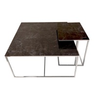 REA zestaw stolików spiek LAMINAM stół noir oxide