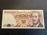 100 zł 1976r. Bardzo rzadka seria BH. Stan UNC