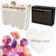 PREZENT NA DZIEŃ KOBIET SKARBONKA WYKREŚLANA UPOMINEK RÓŻNE KOLORY I GRATIS