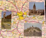 Kraków i okolice Mapka Mozaika