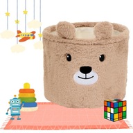 UROCZY KOSZ NA ZABAWKI ZWIERZĄTKO – MIĘKKI I FUNKCJONALNY DODATEK DO POKOJU