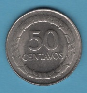 (1KL19) Kolumbia 50 centavo, 1969