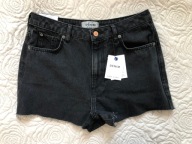 New Look 12/40 nowe spodenki jeansowe grafit