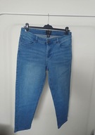 up 2 fashion 44 46 spodnie dżins ze średnim stanem strecz proste