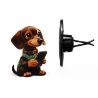 Zapach 2D PIESEK do samochodu na kratkę nawiewu PREZENT