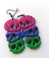 WYPRZEDAŻ!! kolczyki z gliny polimerowej Nr 7A