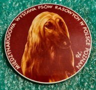 ODZNAKA MIĘDZYNARODOWA WYSTAWA PSÓW RASOWYCH W POLSCE - POZNAŃ 1976
