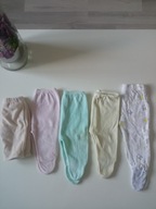 5 x półśpioszki spodenki dziecięce bawełna r 56/74
