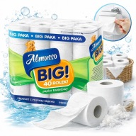 PAPIER TOALETOWY 3 WARSTWOWY ALMUSSO BIG PAKA 40x2 CELULOZA 80 ROLEK HIT!