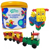 CLICS KLOCKI KONSTRUKCYJNE BUILD & PLAY CB-198 WIADERKO 8w1 160 szt.