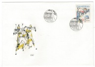 Czechy 1994 FDC Znaczek 34 sport olimpiada narty
