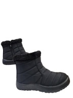 ŚNIEGOWCE DAMSKIE MOCNO OCIEPLANE LEKKIE CZARNE NA ZAMEK SKOTNICKI R.36