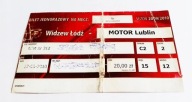 bilet WIDZEW Łódź - MOTOR Lublin 27.03.2010