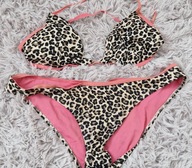 Strój kąpielowy 2czesciowy m/l panterka