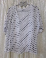 WŁOSKA BLUZKA Z TOPEM JEDWAB