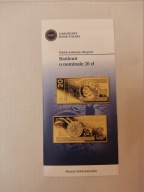 Folder NBP do banknotu o nominale 20 zł w języku polskim