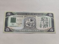 Liberia - 5 dolarów - 1991 - UNC