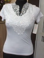 =MISS MODA sliczna bluzka,KORONKA R 36/38