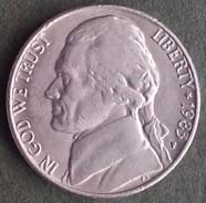 5 centów - 1983 "P" USA - Thomas Jefferson