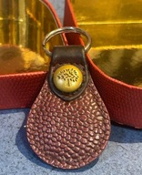 VINTAGE TREE LEATHER KEYRING SKÓRZANY BRELOK DO KLUCZY