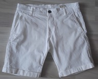 Selected homme szorty krótkie Spodenki BIAŁE S 36