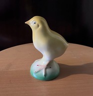 Figurka porcelanowa ĆMIELÓW kurczaczek - PRL