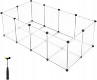 Klatka kojec wybieg dla królików świnek morskich chomików panele 143x73x46