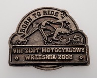Znaczek, odznaka, blacha zlotowa, motocyklowa No.2101