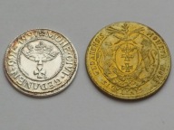 Żeton Srebrny (SKRĘTKA)Szeląg Gdański Zygmunt I Stary i Żeton SAP 1997r