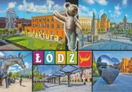 ŁÓDŹ - MANUFAKTURA - MIŚ USZATEK - JEDNOROŻEC - PL. WOLNOŚCI - HERB