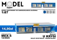 Sklep U KRYSI Ranczo - Model kartonowy