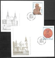 *FDC ROCZNIK 1993 Fi 3317-18 kas. 2 szt. SANKTUARIA MARYJNE