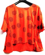 Z439_ BLUZKA DAMSKA W GROCHY/ rozm 46/48