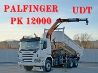 SCANIA P 380 * WYWROTKA 5,10 m + PALFINGER PK 12000 * 6x4