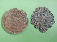 STARE TABLICZKI ZNAMIONOWE OD GAZOMIERZY