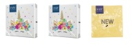 PAW SERWETKI 33x33 ZESTAW 3x20 SZTUK KOLOROWE WZORY HAPPY NEW YEAR UNICORN