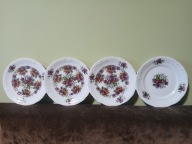 WAWEL FRYDERYKA 4 TALERZYKI DESEROWE STARA PORCELANA VINTAGE PRL