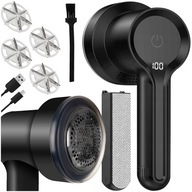 Golarka do ubrań i tapicerki 4 głowice bezprzewodowa USB-C