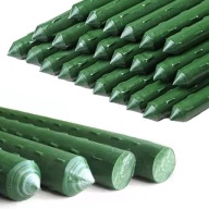PODPORA DLA ROŚLIN POMIDORÓW PALIKI PODPOROWE STAL POWLEKANA 120CM 10SZT