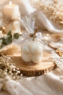 podziekowania dla gości świeczka bubble baby shower komunia chrzciny