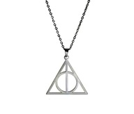 Naszyjnik Harry Potter Insygnia Śmierci Łańcuszek z Wisiorkem