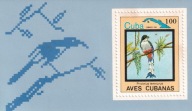 Kuba 1983 ** cena 3,50 zł kat.4€ - ptaki, na kleju żólte plamki
