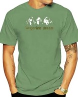 Tangerine Dream t-shirt unisex zielona bawełna (dł.-72 cm, szer.-53 cm)