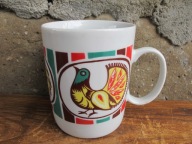 Stary Porcelanowy Kubek z Uchem_ CHODZIEŻ PRL