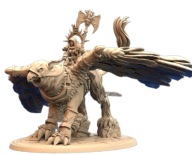 Griffon Rider Wojowniczka Bohater na Gryfie RPG Druk 3D NSFW