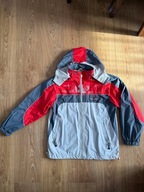 Cienka Kurtka chłopięca wiatrówka z kapturem YOUJOY XS 158 - 164 szara