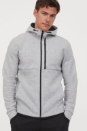 H&M SPORT SZARA BLUZA Z KAPTUREM S OSTATNIA