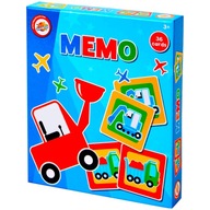 Gra Pamięciowa MEMORY MEMO PAMIĘĆ POJAZDY AUTA SAMOCHODY
