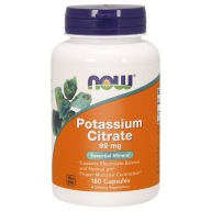 Witaminy kapsułki Now foods Potassium Citrate 99mg potas 150 g